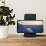 TechFlo Dual Coil Wireless Fast Charging Pad with Stand Qi Certified 5W - 10W