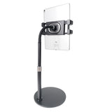 TechFlo Adjustable Gooseneck Stand for Bed Desk Mount Phone Tablet 4.7" - 12.9"
