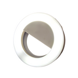 TechFlo Mini Clip-on Selfie Ring Fill Light Camera Photography for iPhone Galaxy
