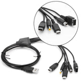 5in1 USB Charger Charging Cable for Nintendo NDSL / NDS /GameBoy Advance GBA SP