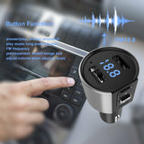 FM Transmitter Wireless Bluetooth Car Kit Radio Adapter Music Player USB Charger