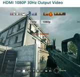 TechFlo HDMI USB 2.0 Capture Card HD 1080p Streaming Video Audio DSLR Gaming