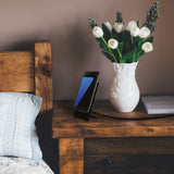 TechFlo Dual Coil Wireless Fast Charging Pad with Stand Qi Certified 5W - 10W