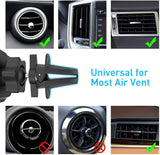 TechFlo Universal Magnetic Car Air Vent Phone Mount 360 Rotation for Smartphone