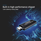 TechFlo HDMI USB 2.0 Capture Card HD 1080p Streaming Video Audio DSLR Gaming