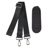 Padded Adjustable Single Shoulder Strap For Laptop Gym Sports Bag Black Metal Hook