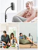 TechFlo Universal Tripod Floor Stand Mount Adjustable Gooseneck For iPad Tablet