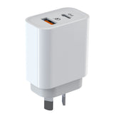 TechFlo 18W PD Wall Adapter Fast Charger & MFI Certified Cable for Apple iPhone