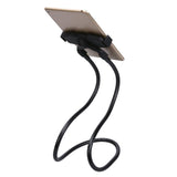 TechFlo Flexible Lazy Neck Mobile Phone Stand Bendable Holder for Tablets Phones