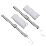 TechFlo 2 Pack Replacement Controller Remote Door Cover & Strap for Nintendo Wii