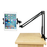 TechFlo Adjustable Arm Tablet Mount Phone Stand for Table Bed Desk iPad iPhone