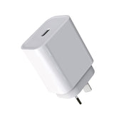TechFlo 18W PD Fast Charging Wall Adapter & MFI Certified Cable for Apple iPhone