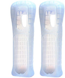 2x TechFlo Soft Silicone Case Skin Covers for Nintendo Wii Remote Control