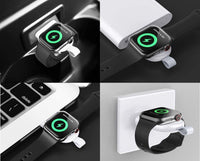 TechFlo USB Portable Magnetic Wireless Charger for Apple iWatch Series 1/2/3/4/5