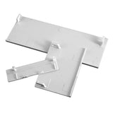 TechFlo 3 Pack White Replacement Door Slot Panel Covers for Nintendo Wii Console