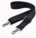Adjustable Single Shoulder Strap For Laptop Gym Sports Bag Black Metal Hook