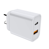 TechFlo 18W Dual Port Fast USB C 3.0 PD Wall Charger for Apple Samsung Google