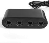 TechFlo GameCube Controller Adapter for Nintendo Wii U Switch PC USB 4 Ports