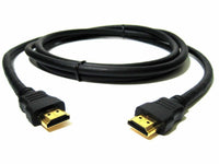 Premium HDMI Cable v1.4a HD High Speed 4K 2160p 3D Lead 50cm 1m 1.5m 2m 3m 5m [Length: 1.2m]