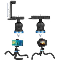 TechFlo Professional Flexible Tripod Stand Monopod for Phone Camera GoPro DSLR