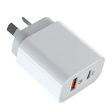 TechFlo 18W PD Wall Adapter Fast Charger & MFI Certified Cable for Apple iPhone